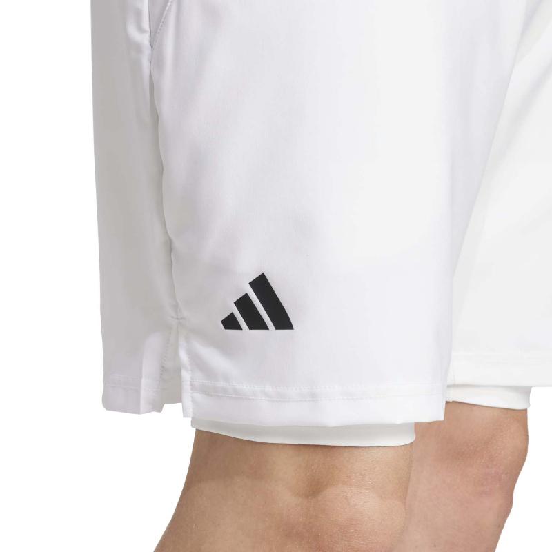 Short Adidas Club 2 en 1 Blanco