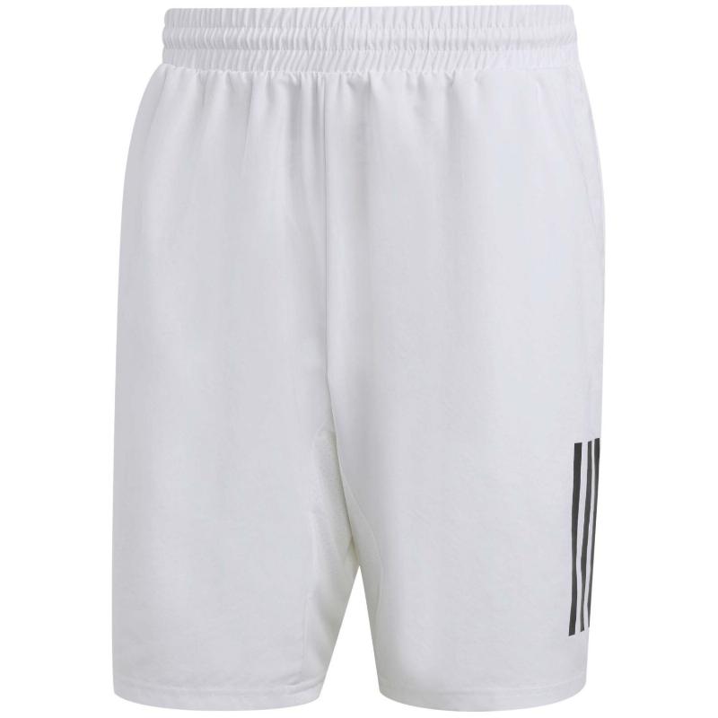 Short Adidas Club 3 Bandas Blanco Negro