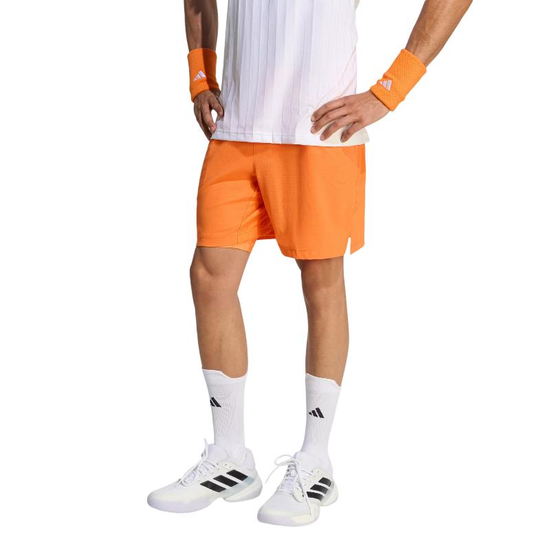 Short Adidas Tenis Climacool Naranja Blanco