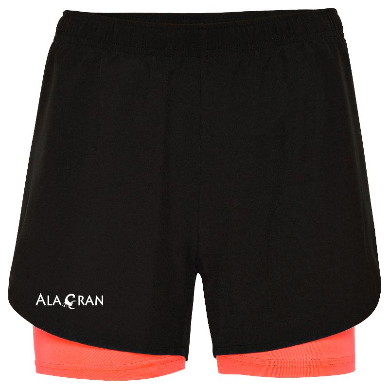 Short Alacran Elite Black Coral Woman