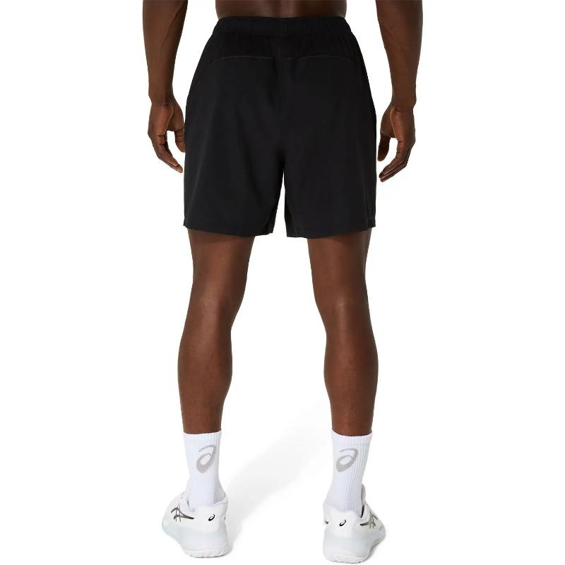 Short Asics Court 7IN Negro Blanco