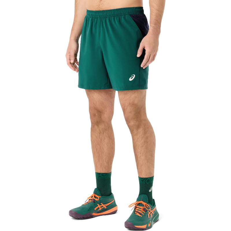 Asics Padel Court 7IN Grüne Shorts