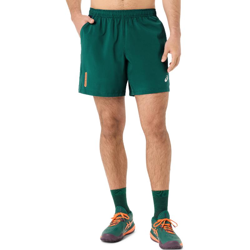 Asics Padel Court 7IN Grüne Shorts