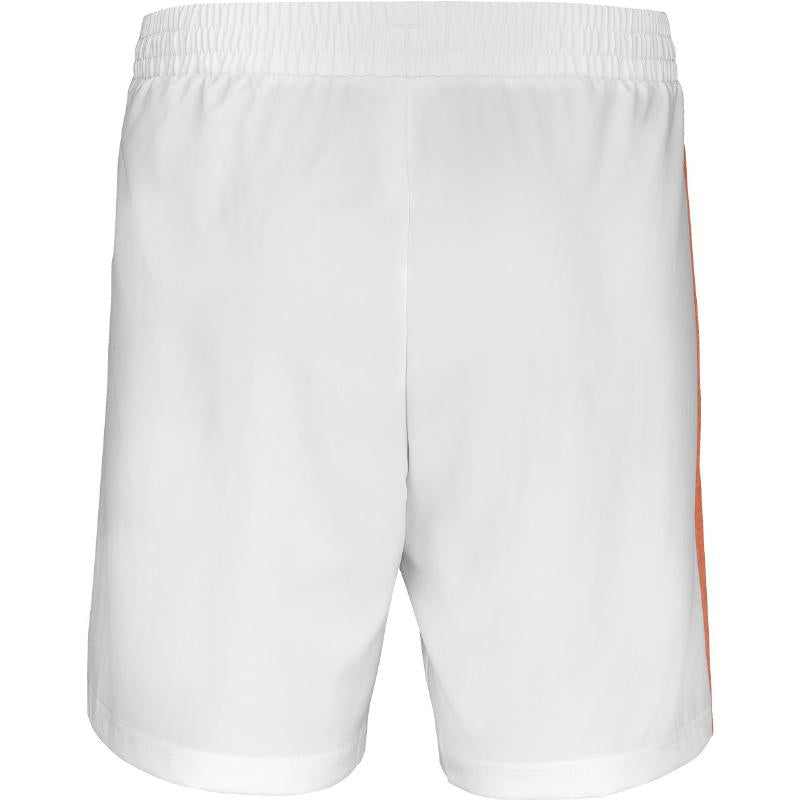 Short Babolat Play Blanco Naranja