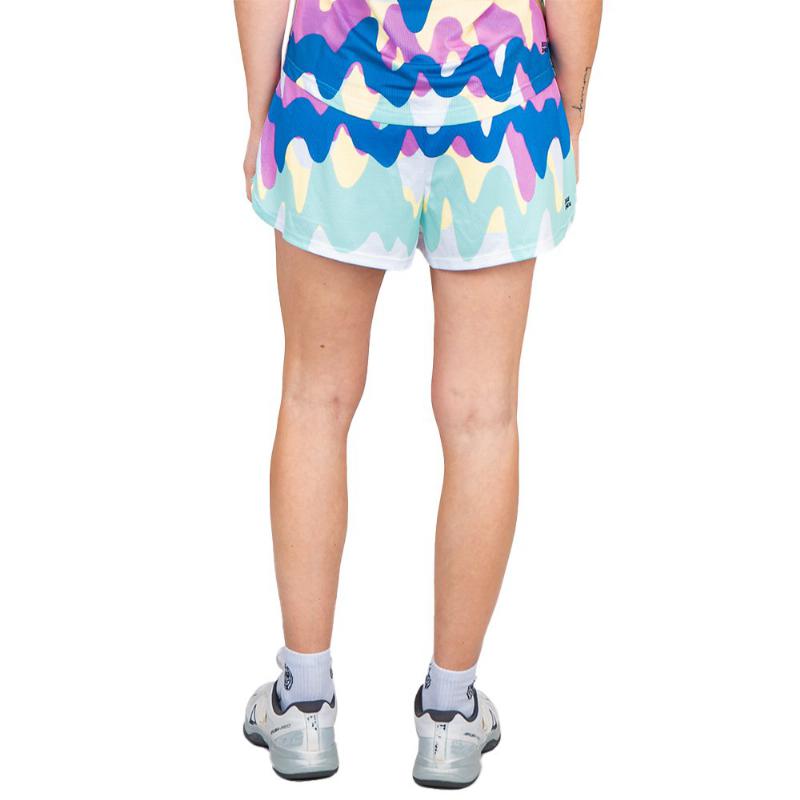 Short Bidi Badu Good Vibes Printed White MIx