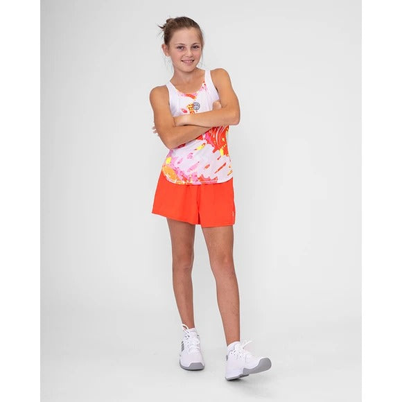 Short Bidi Badu Wild Arts stampato 2en1 Orange Mix Junior