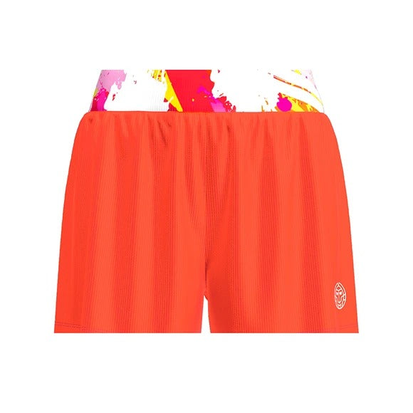 Short Bidi Badu Wild Arts stampato 2en1 Orange Mix Junior