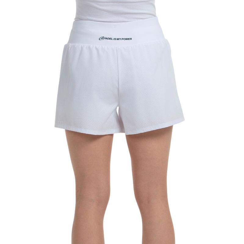 Short Bullpadel Dictio Blanco Mujer