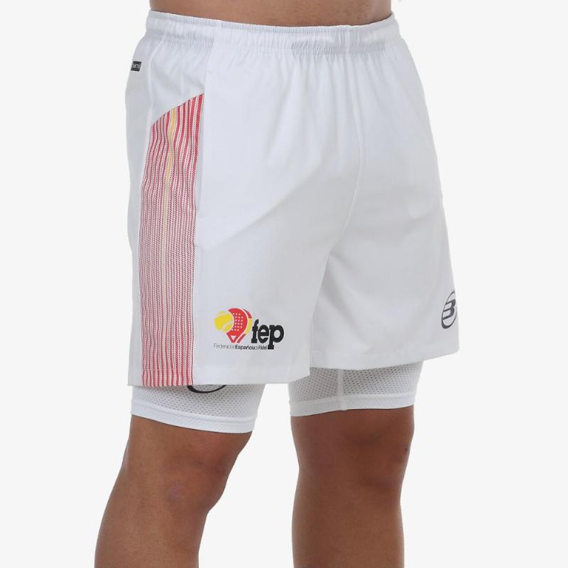 Bullpadel corto FEP Elaato Blanco