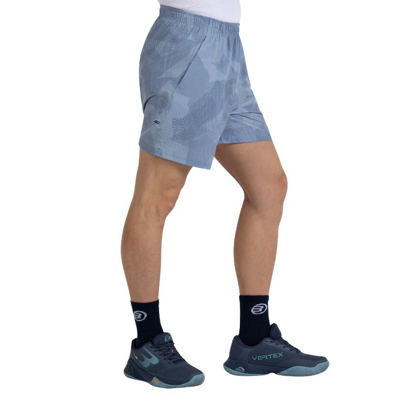 Short Bullpadel Morel Azul Acero