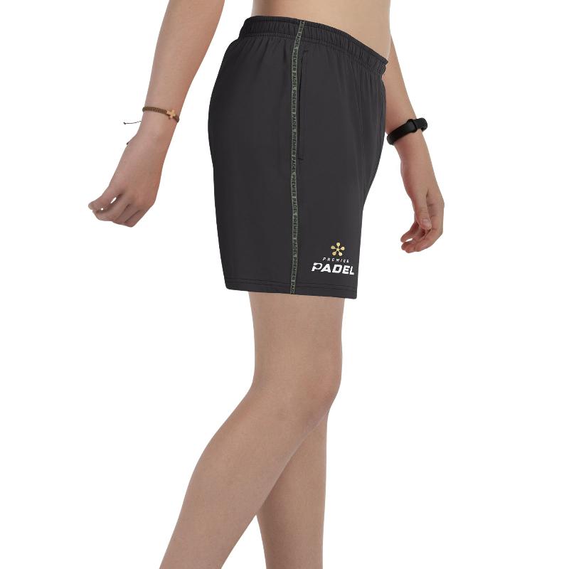 Short Bullpadel Premier Padel Preux Negro Junior