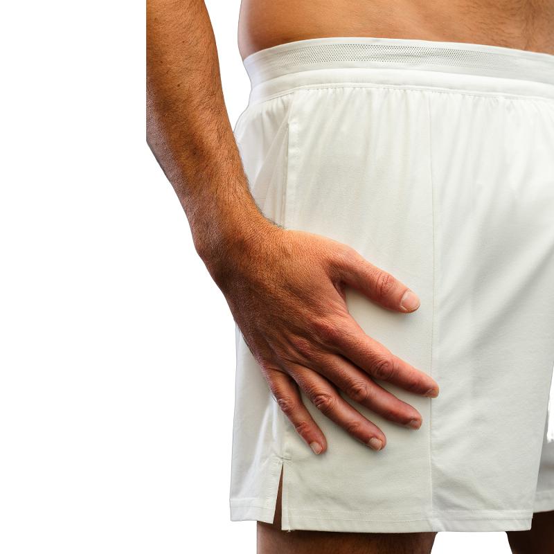 Short Drybreak Quickdry Droit Blanc