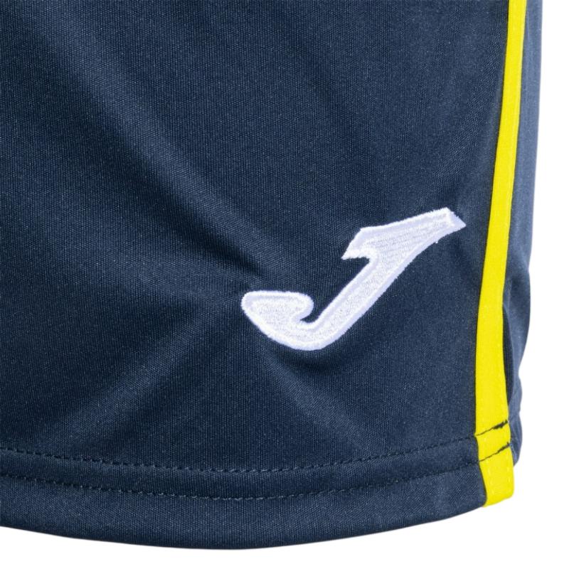 Short Joma Open III Marineblau Gelb