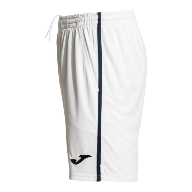 Short Joma Open III Blanco Azul Marino