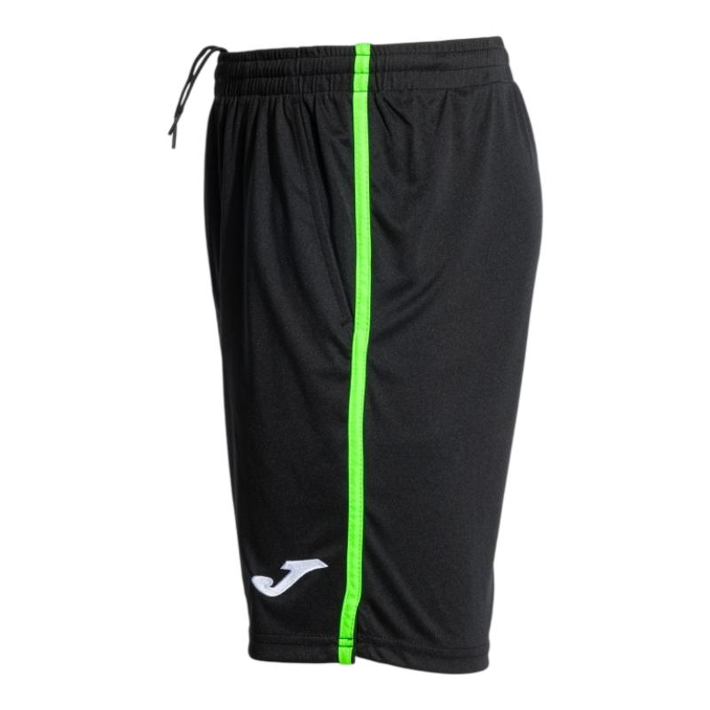 Short Joma Open III Negro Verde Fluor