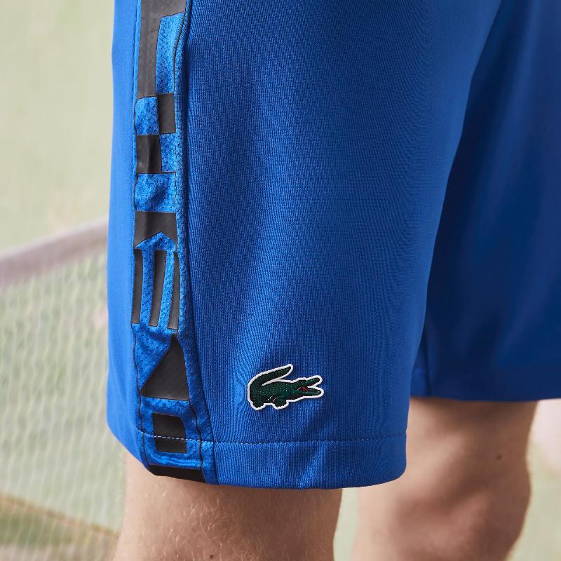 Short Lacoste Sport Blue Stampato