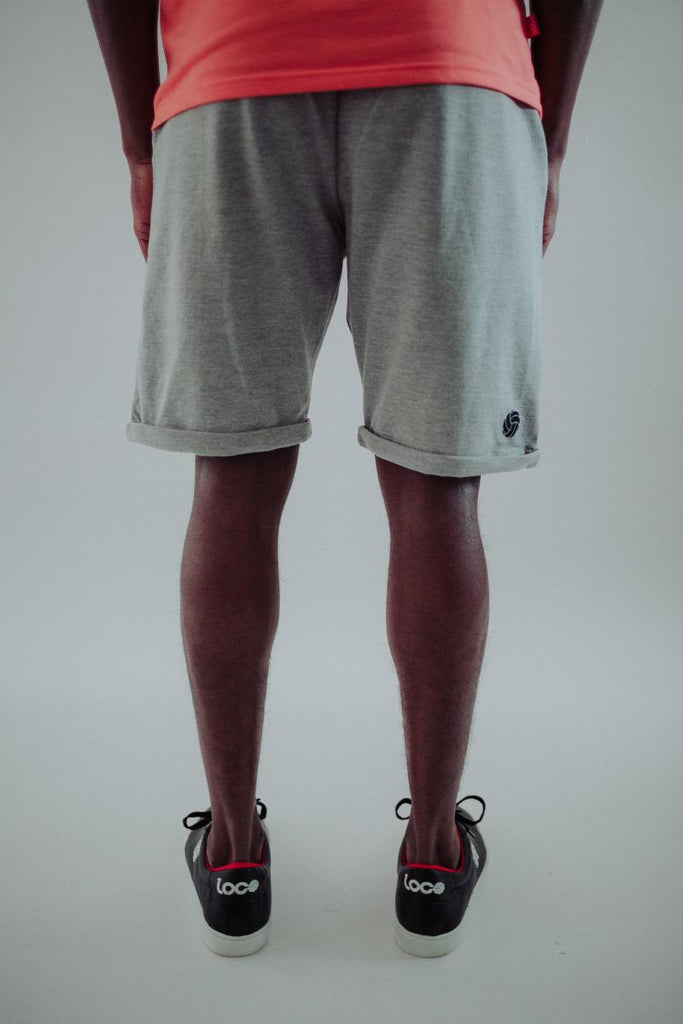 Gray cotton crazy short