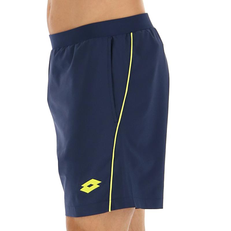 LOTTO SHORT LOTTO SUPERRAPIDA V Blue Denim Giallo Fluor