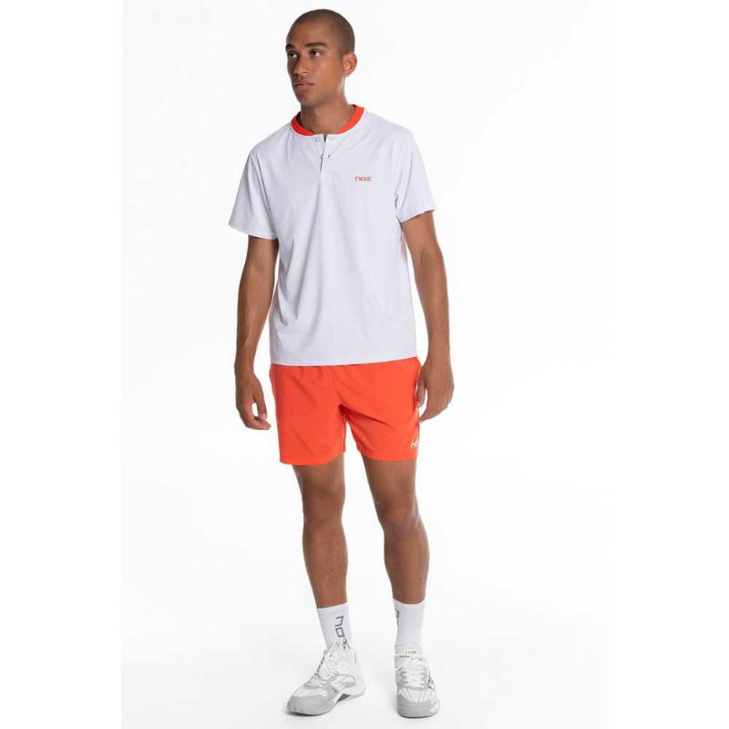 Short Nox Team Naranja Rojo Blanco