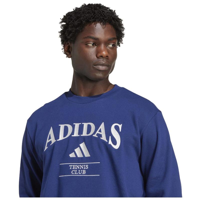 Sudadera Adidas Heritage Graphic Azul Oscuro