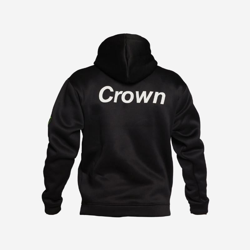 Sudadera Black Crown Ainsa Negro Rosa