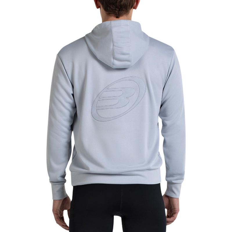 Sudadera Bullpadel Elian Gris Claro