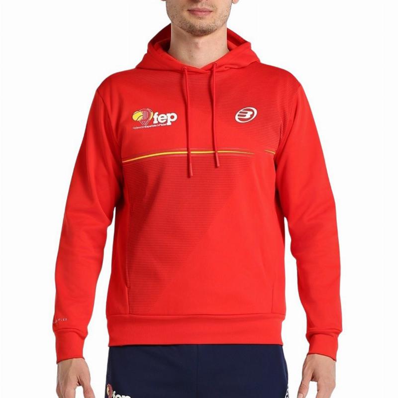 Sudadera Bullpadel FEP Forca Rojo