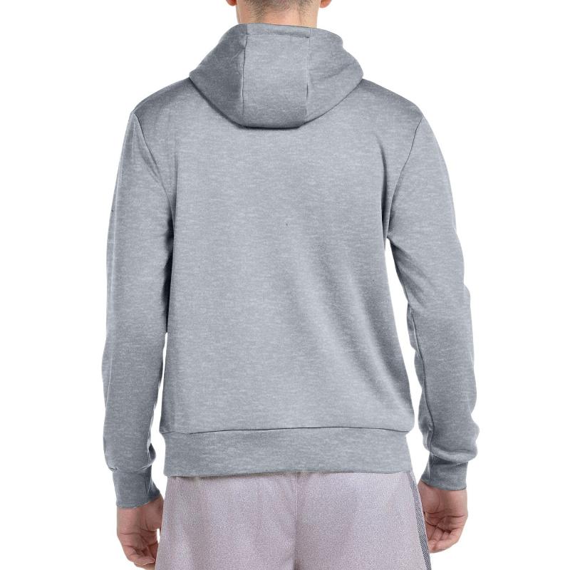 Sudadera Bullpadel Gondo Gris Medio Vigore