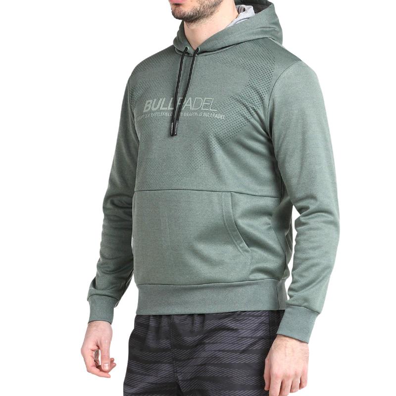 Sudadera Bullpadel Grelo Verde Oliva Vigore