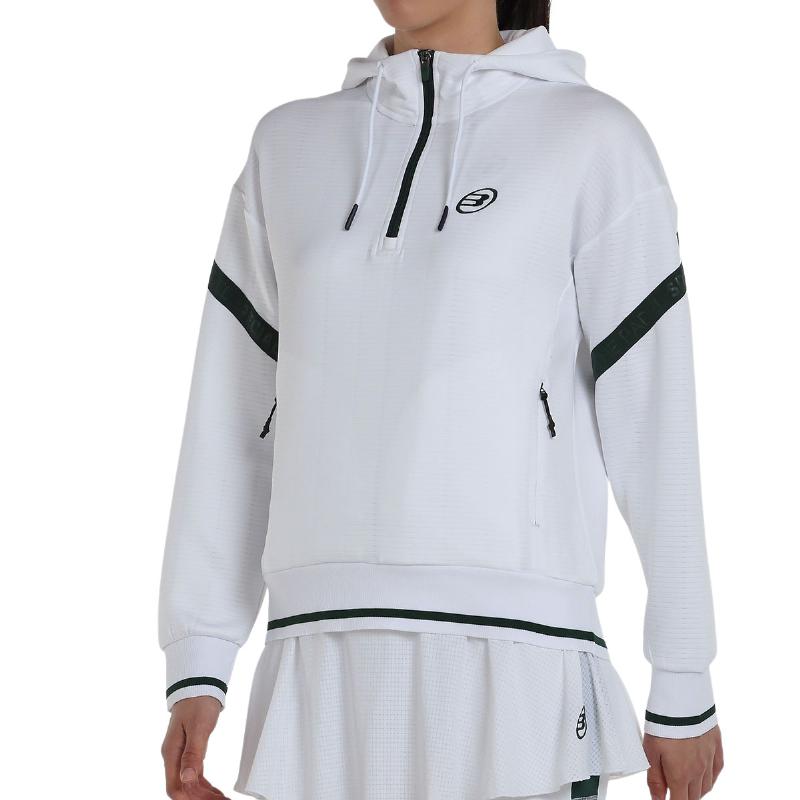 Sudadera Bullpadel Lesa Blanco