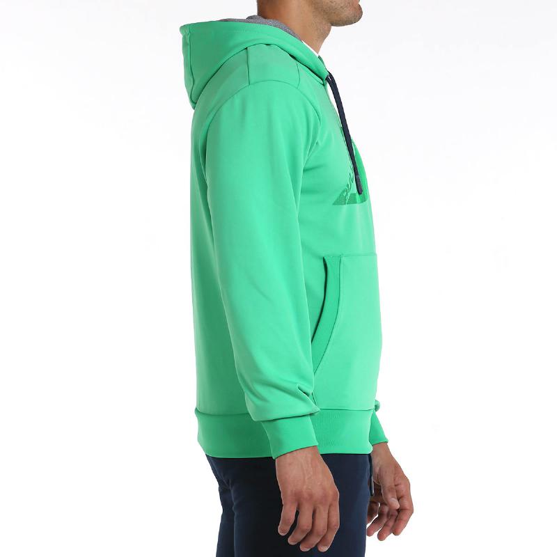 Sudadera Bullpadel Nocla Verde Vibrante