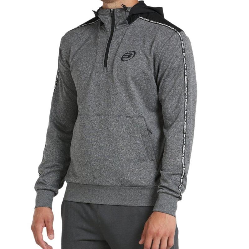 Sudadera Bullpadel Nomon Gris Oscuro