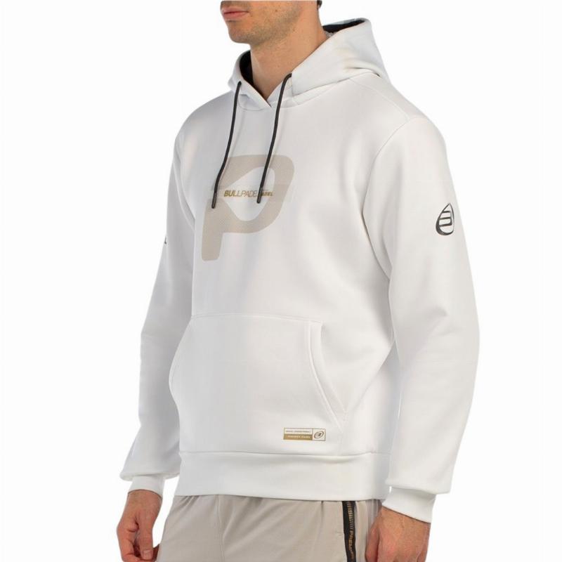 Sudadera Bullpadel Premier Padel Brota Blanco