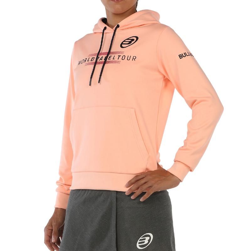 Sudadera Bullpadel Renieba Salmon Fluor