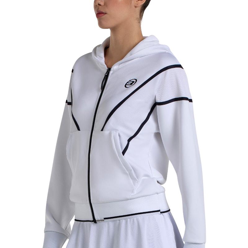 Sudadera Bullpadel Tielan Blanco