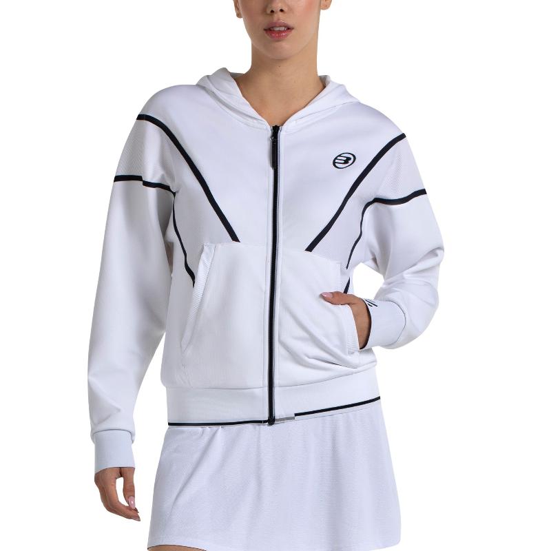 Sudadera Bullpadel Tielan Blanco