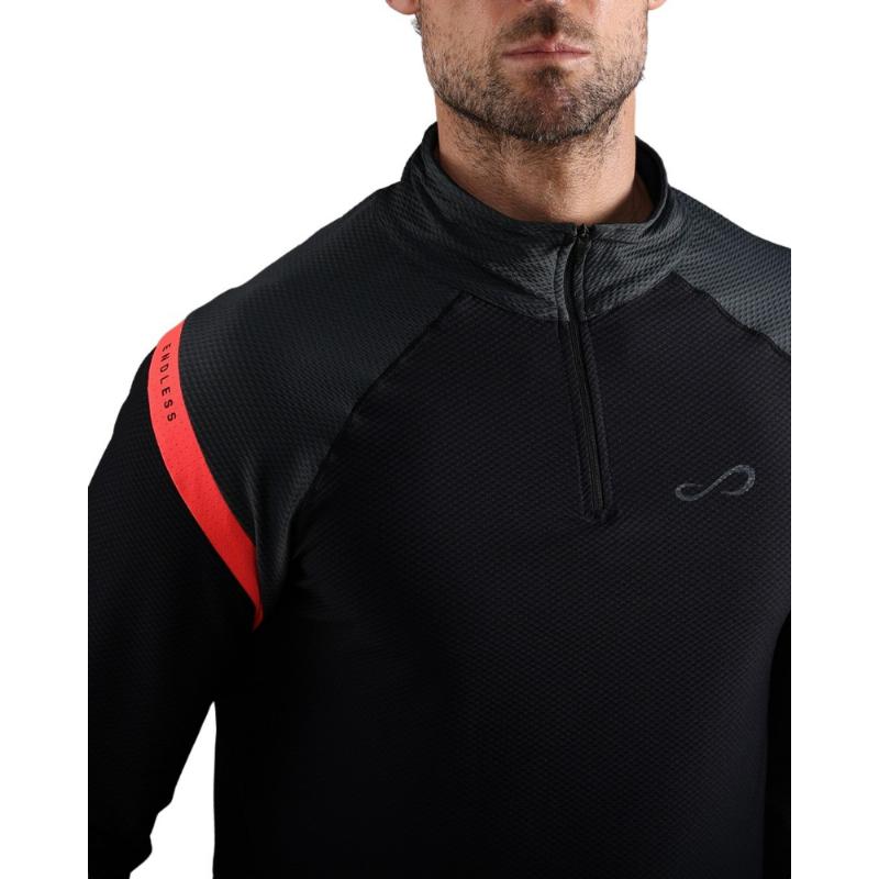 Sudadera Endless Epic Lhee Negro Rubi