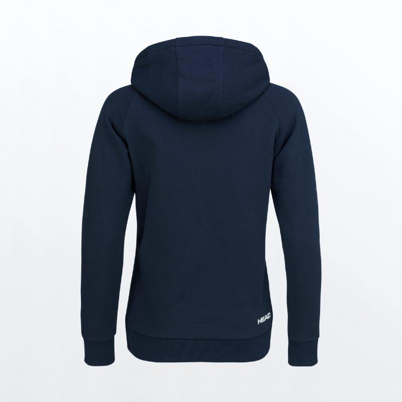 Têtes sweat-shirt à la tête de la tête des femmes bleues