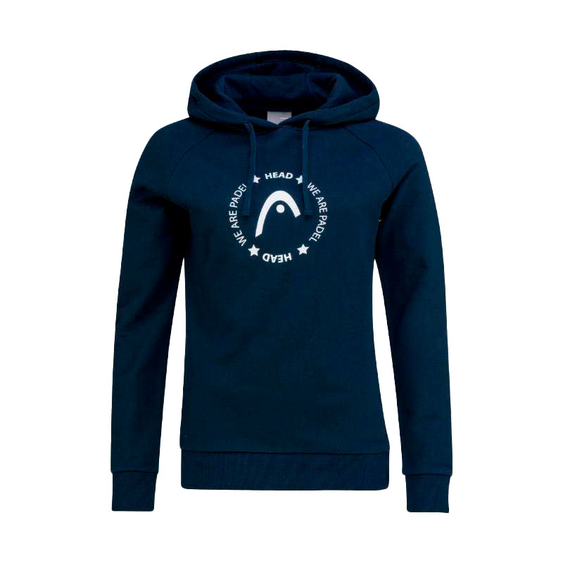 Têtes sweat-shirt à la tête de la tête des femmes bleues