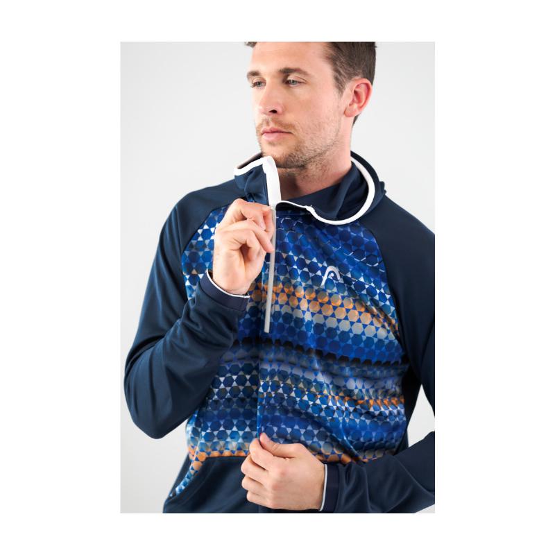 Sudadera Head TopSpin Azul Oscuro Print