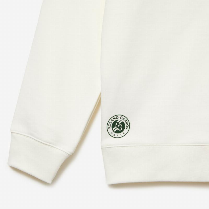 Lacoste Sport Roland Garros Edition Blanco Unisex Lacoste Felpa