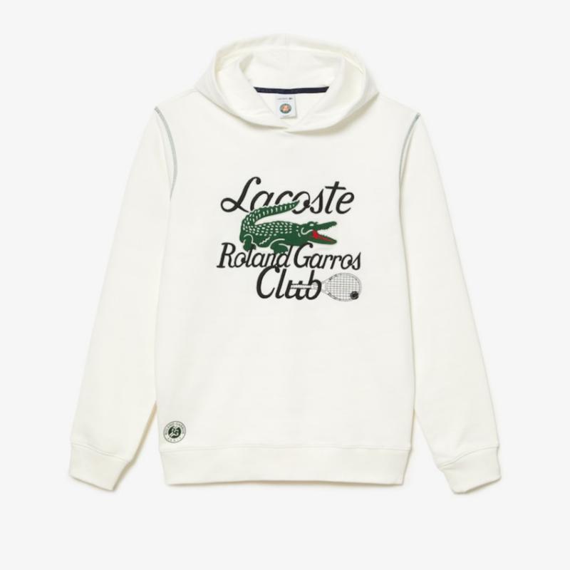 Lacoste Sport Roland Garros Edition Blanco Unisex Lacoste Felpa