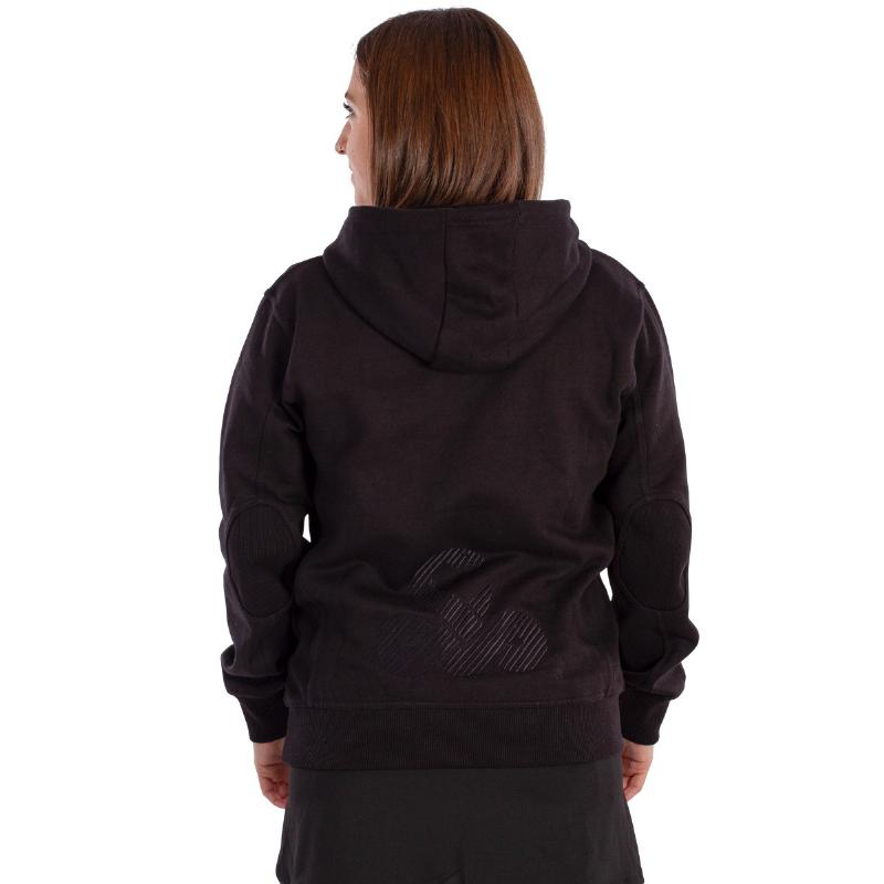 Sudadera Vibora Roca Africana Negro Mujer
