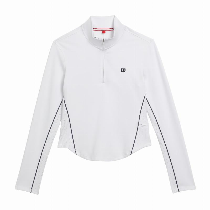 Sudadera Wilson Brentwood Blanco Mujer