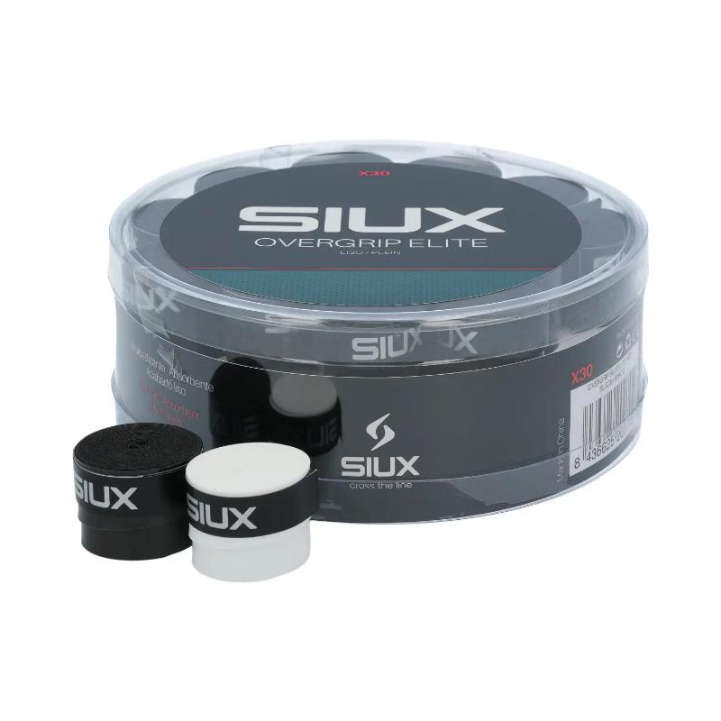 Tambor Overgrips Siux Elite Blanco Negro 30 Unidades