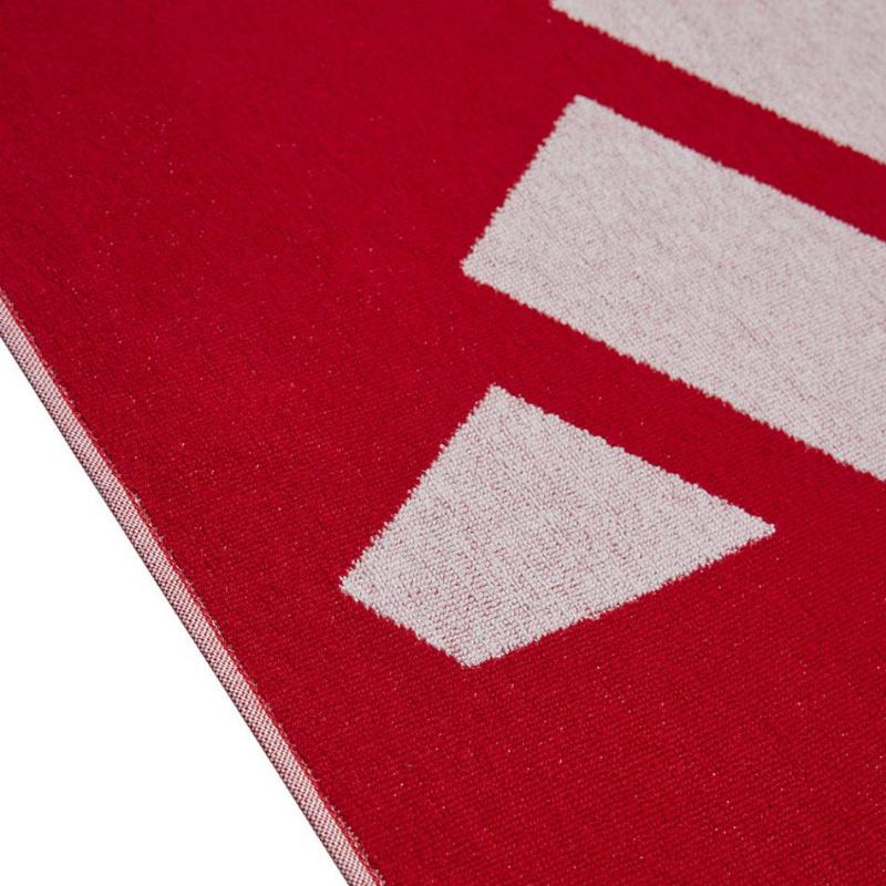 Small red adidas towel