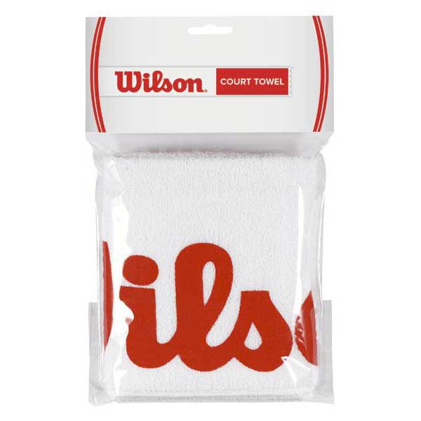 Asciugamano rosso Wilson White