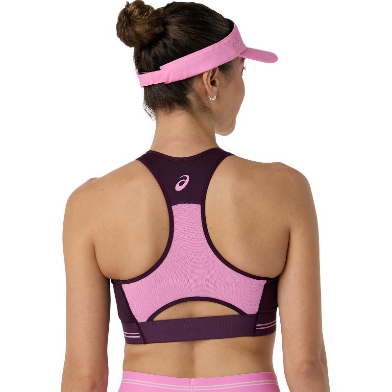 Top Asics Game Granate Oscuro Rosa
