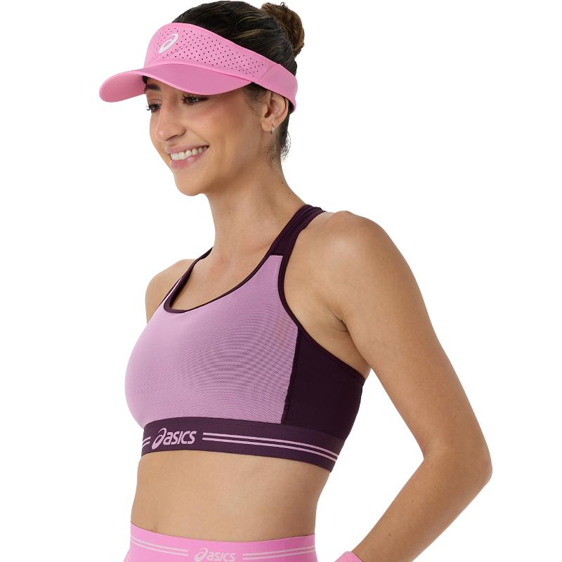 Top Asics Game Granate Oscuro Rosa