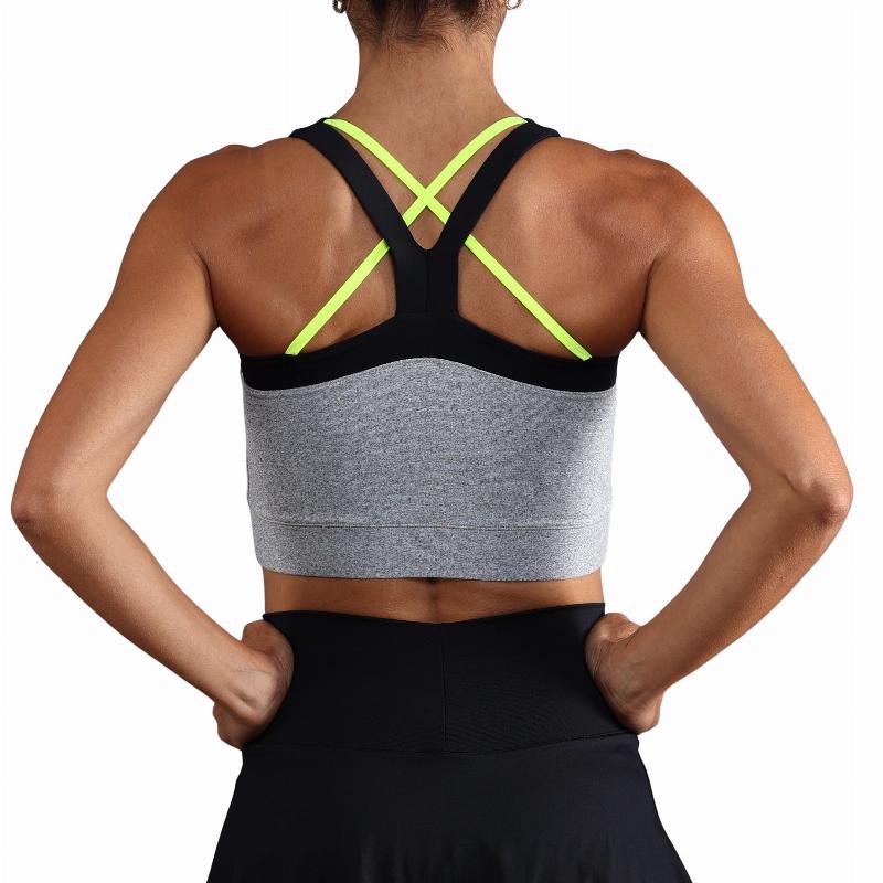 Top Endless Crop Gris Chine